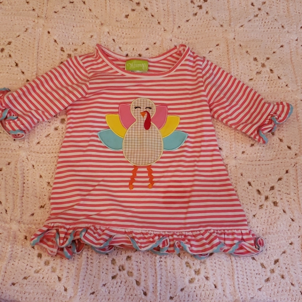 Turkey applique tunic/dress
